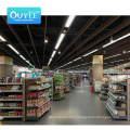 Ouyee Shelf Parts Display Gondolas Metal Commercial Equip Wall For Store Super Market Racks Wooden Supermarket Shelves